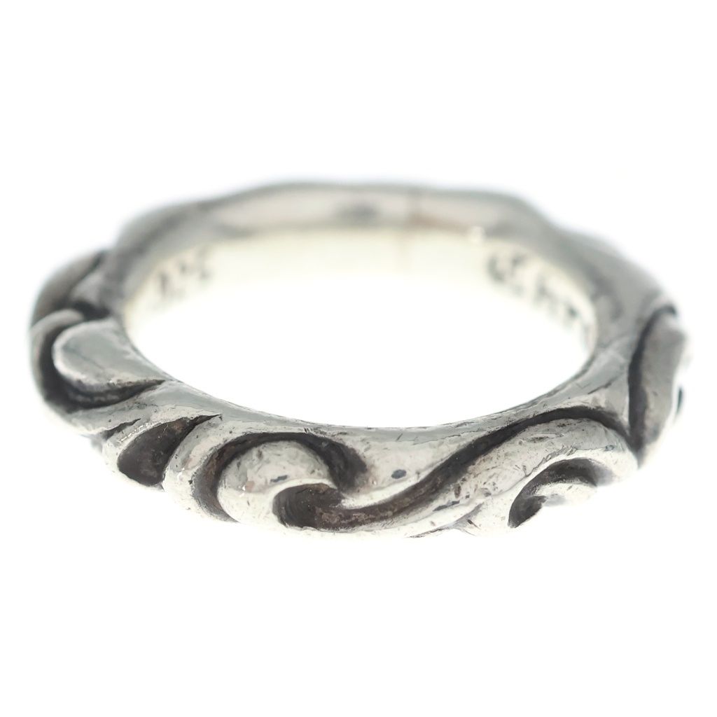 Chrome Hearts Scrl Band Scroll Ring Silver Adjustable — view 2