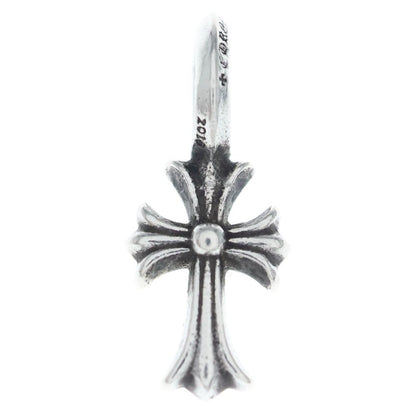 Chrome Hearts Stack CH Cross V2 CH Charm Necklace Top Silver — view 2