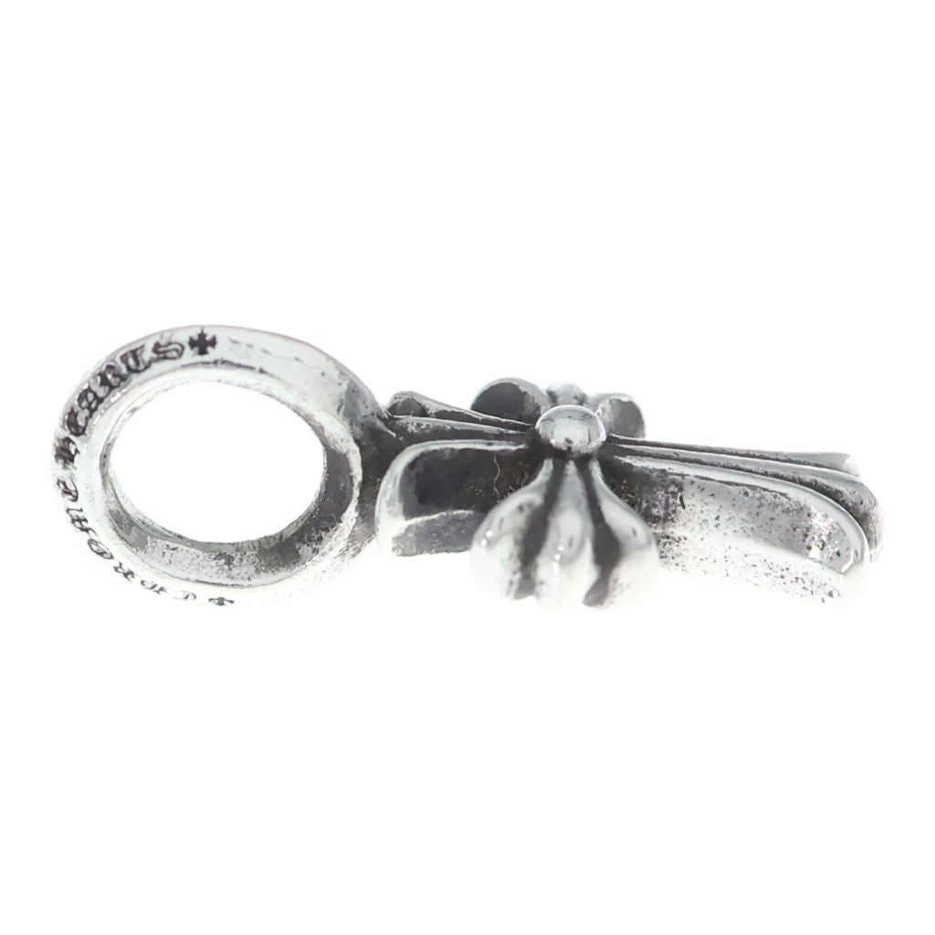 Chrome Hearts Stack CH Cross V2 CH Charm Necklace Top Silver — view 3
