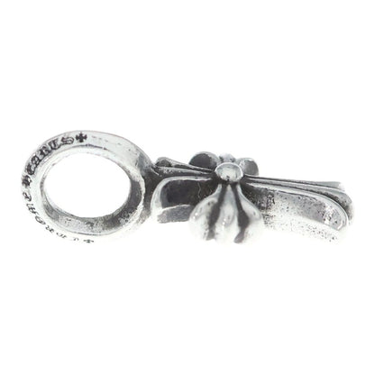 Chrome Hearts Stack CH Cross V2 CH Charm Necklace Top Silver — view 3