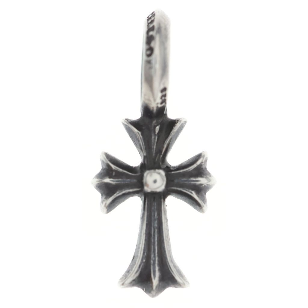 Chrome Hearts Stack CH Cross V2 CH Charm Silver Necklace Top — view 2