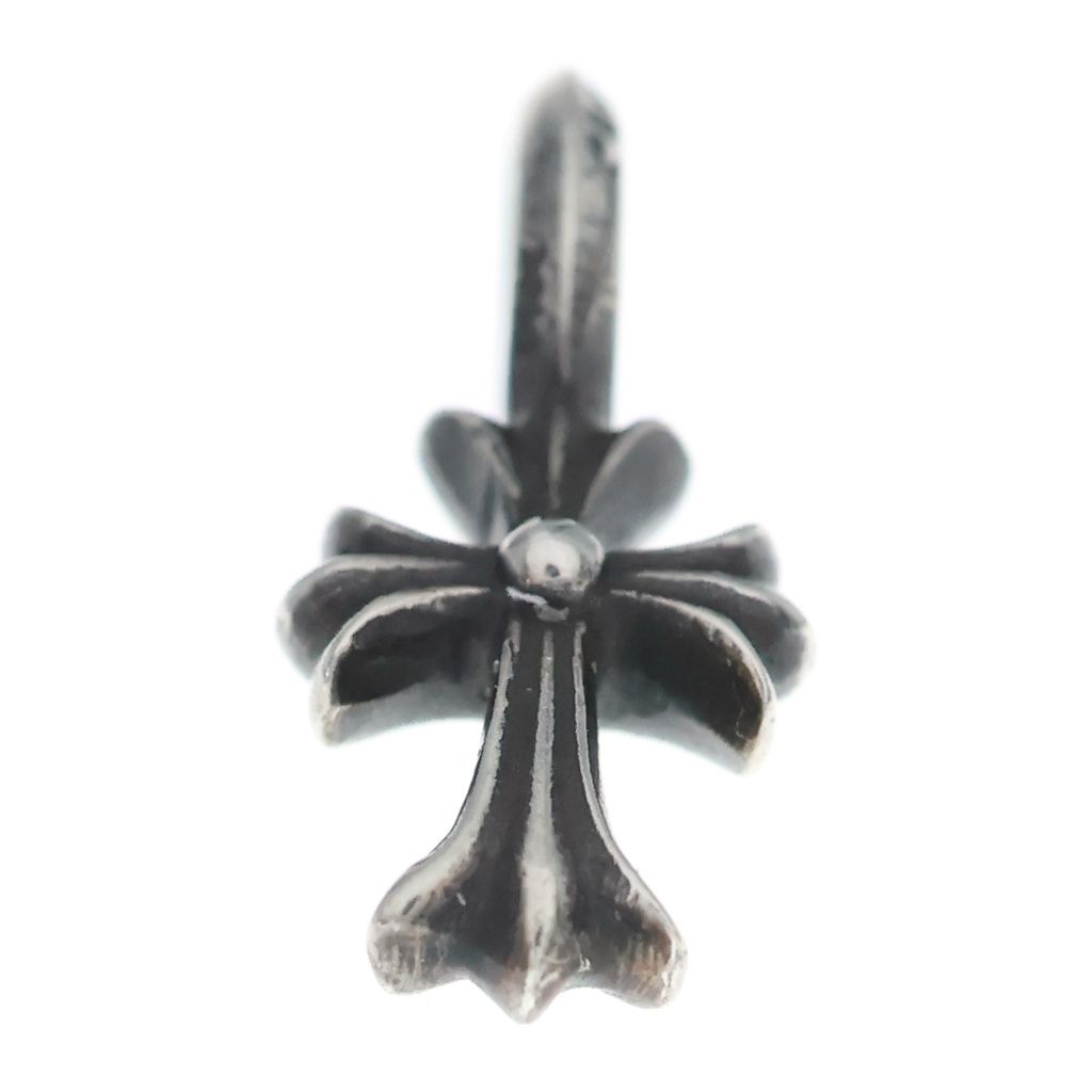 Chrome Hearts Stack CH Cross V2 CH Charm Silver Necklace Top — view 6