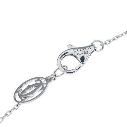 Cartier Reflection de Diamond Necklace Pendant Chain Silver — view 5