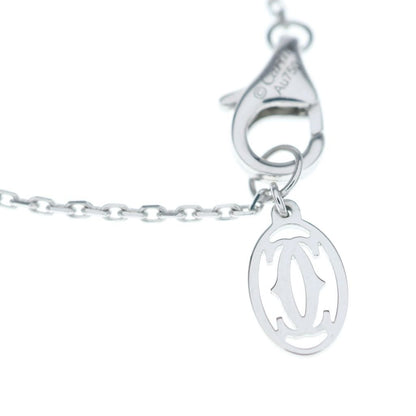Cartier Reflection de Diamond Necklace Pendant Chain Silver — view 6