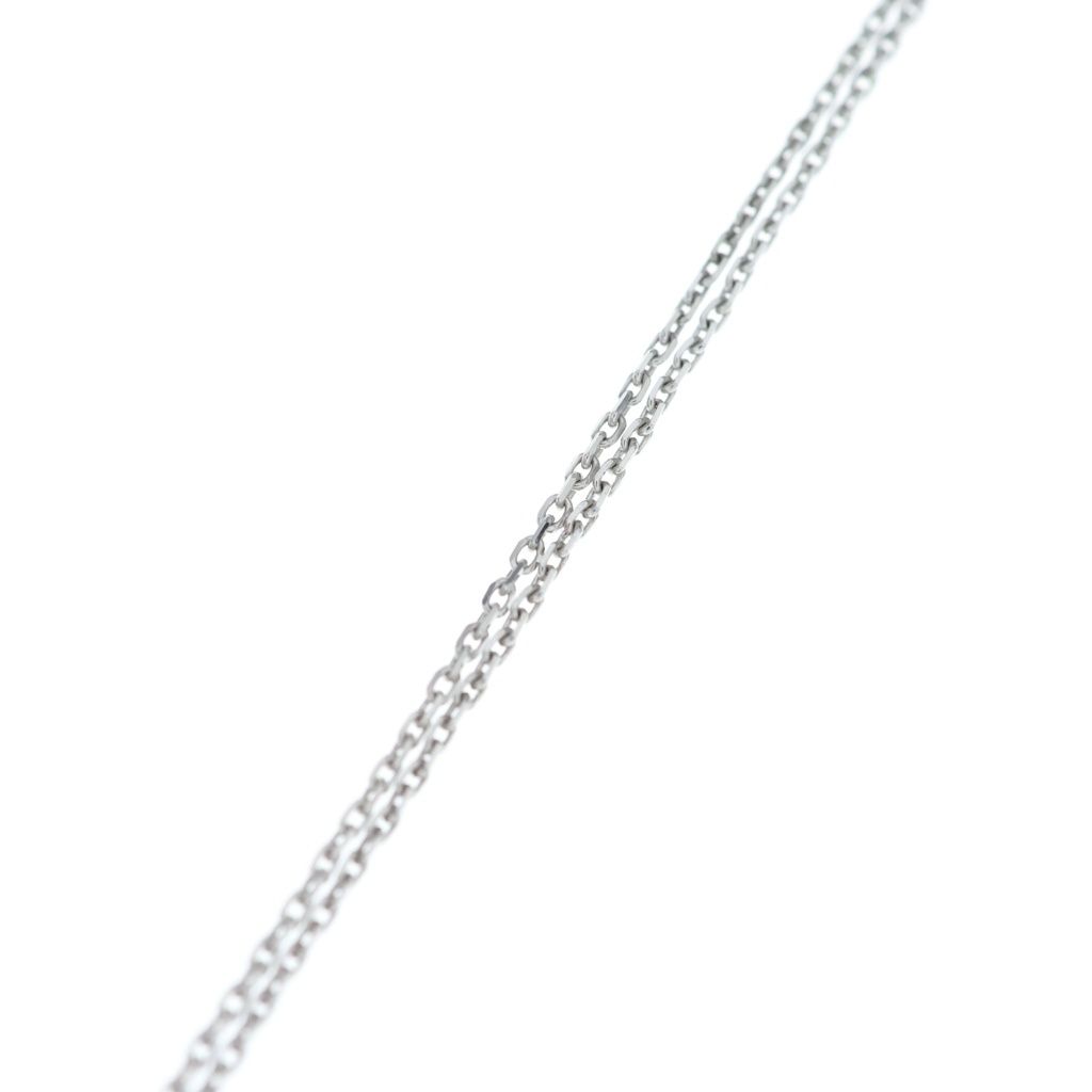 Cartier Reflection de Diamond Necklace Pendant Chain Silver — view 4
