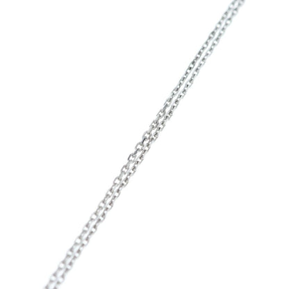 Cartier Reflection de Diamond Necklace Pendant Chain Silver — view 4