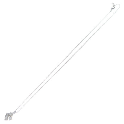 Cartier Reflection de Diamond Necklace Pendant Chain Silver — view 2