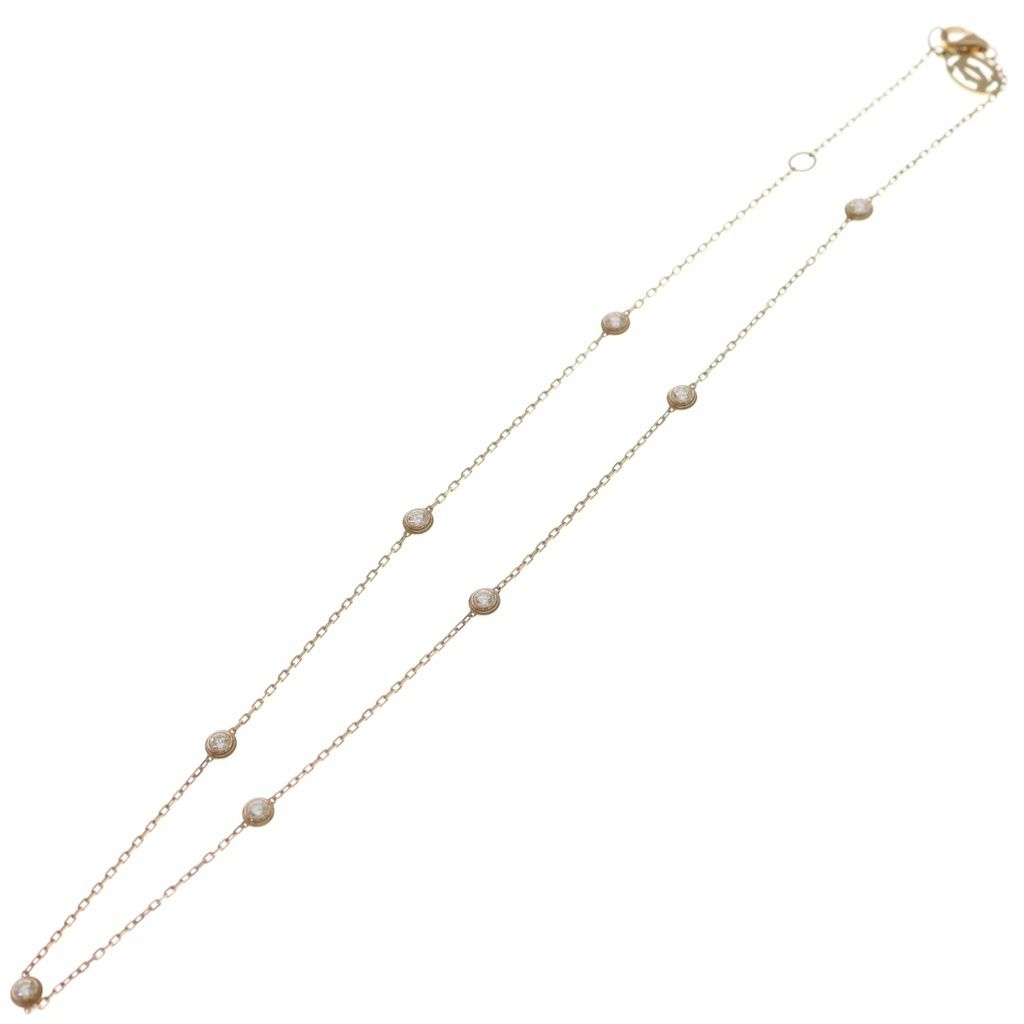 Cartier Diamant Leger Diamond Necklace 18k PG Pink Gold — view 2
