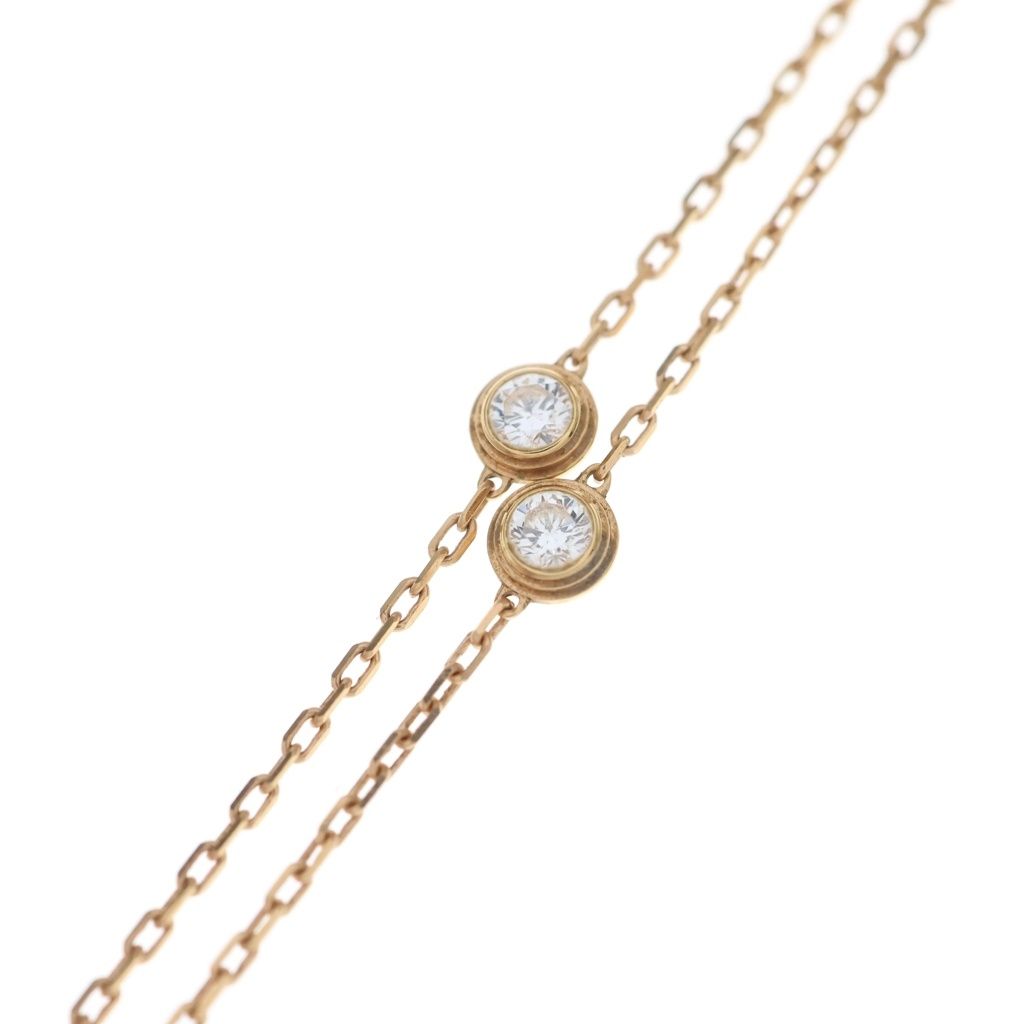 Cartier Diamant Leger Diamond Necklace 18k PG Pink Gold — view 3