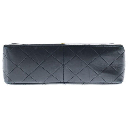Chanel Mini Quilted 20 Chain Shoulder Bag Black Lambskin Gold — view 5