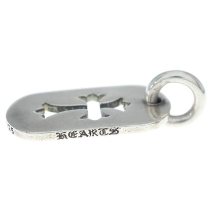 Chrome Hearts D Tag Sml CO Crs Cutout Cross Dog Tag Small Pendant Top Silver — view 4