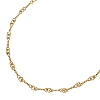 Chrome Hearts 22k Neckchain Twist Chain Necklace Gold