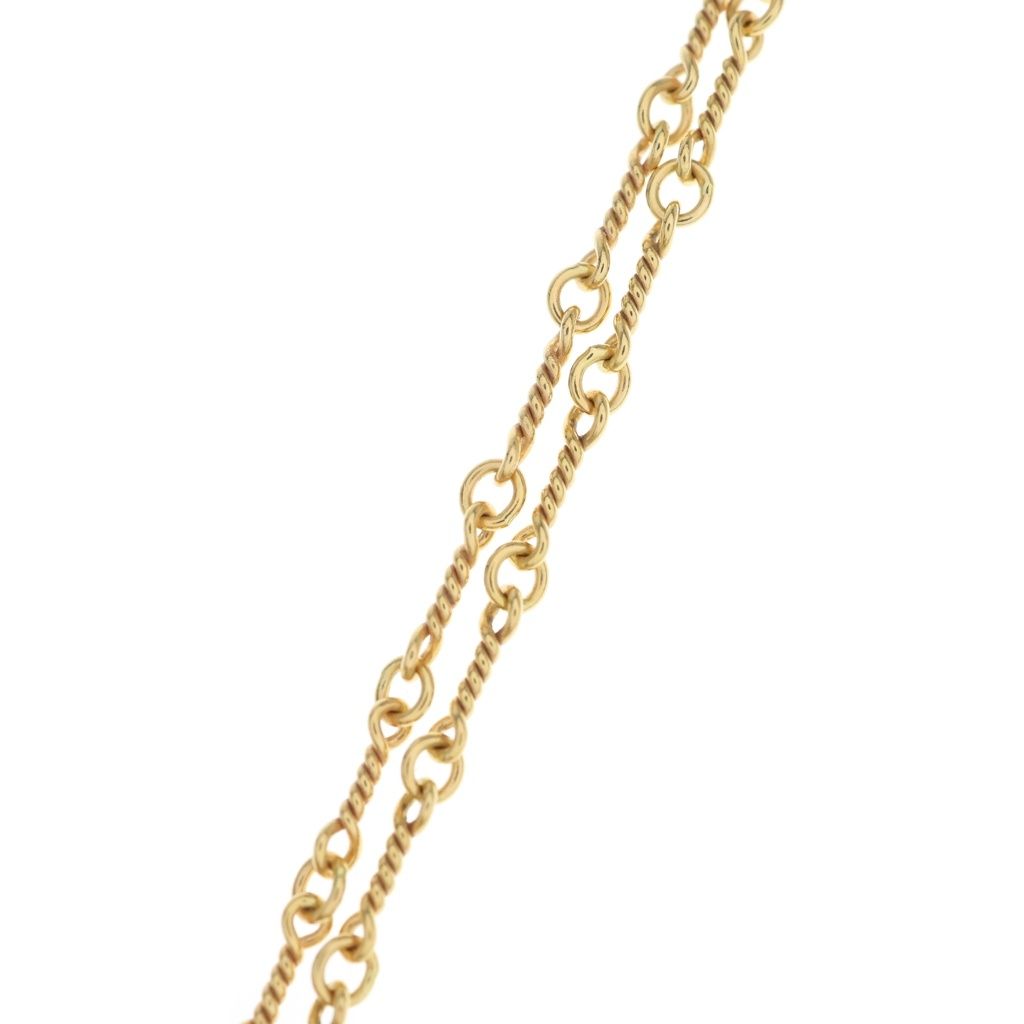 Chrome Hearts 22k Neckchain Twist Chain Necklace Gold — view 3