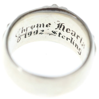 Chrome Hearts Flrl Crs Floral Cross Ring Silver — view 5