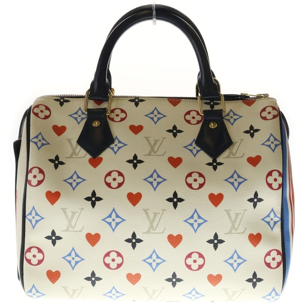 Louis Vuitton Monogram Game on Speedy Bandouliere 25 2-Way Shoulder Bag Black — view 2