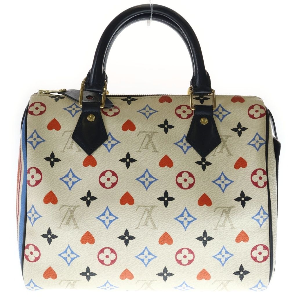 Louis Vuitton Monogram Game on Speedy Bandouliere 25 2-Way Shoulder Bag Black