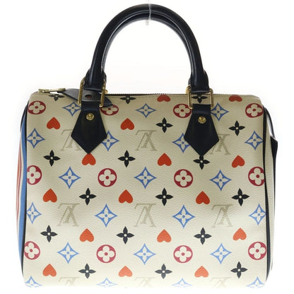 Louis Vuitton Monogram Game on Speedy Bandouliere 25 2-Way Shoulder Bag Black