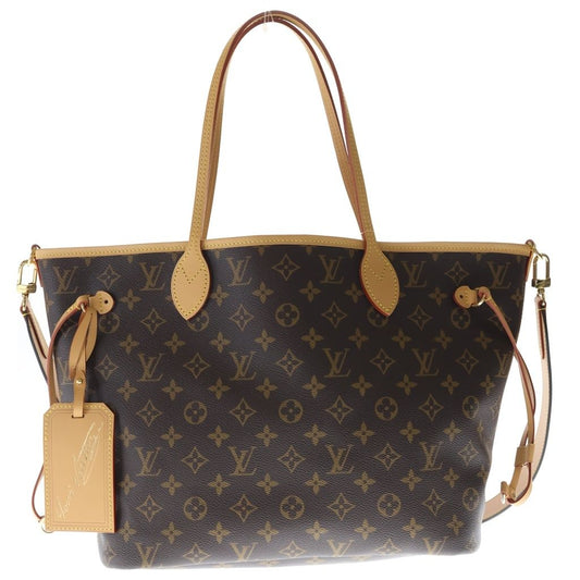 Louis Vuitton Monogram Neverfull Inside Out MM 2-Way Shoulder Bag Tote Brown