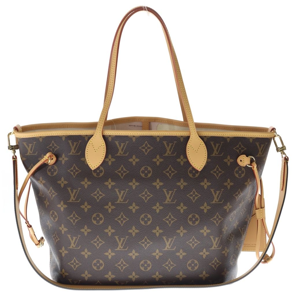 Louis Vuitton Monogram Neverfull Inside Out MM 2-Way Shoulder Bag Tote Brown — view 2