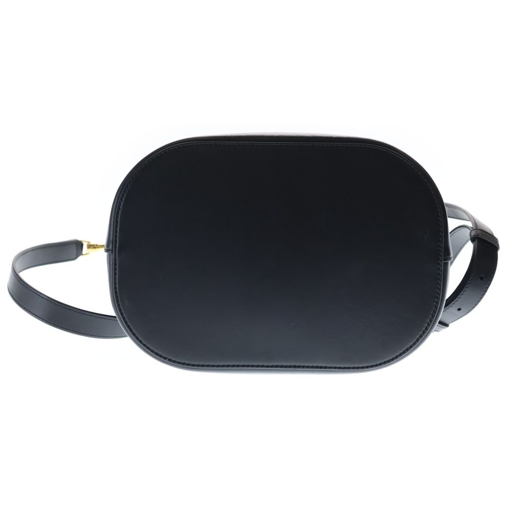 Celine Louis e 2-Way Shoulder Bag Black Leather Gold — view 5