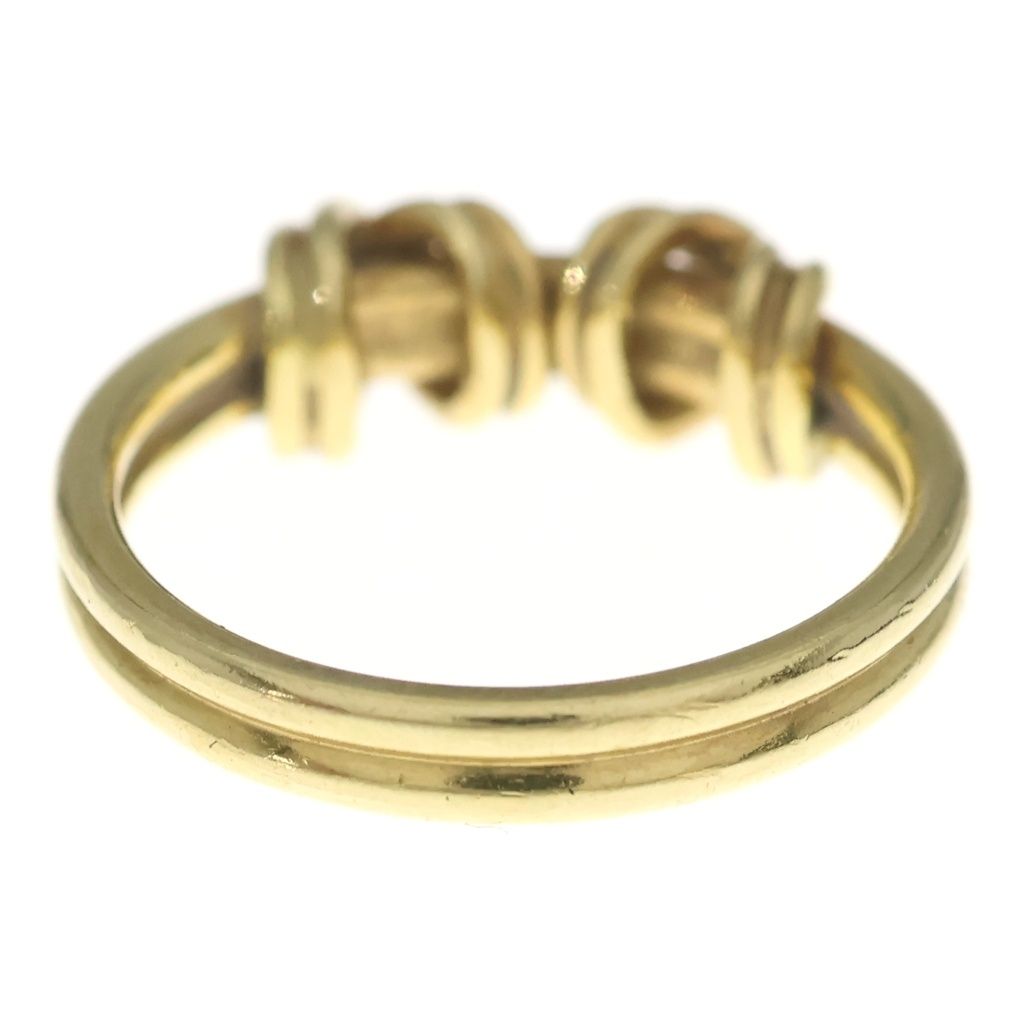 Tiffany & Co Double Signature Cross Ring Gold — view 2