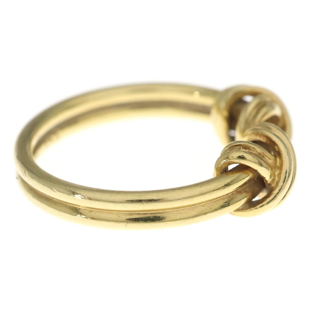 Tiffany & Co Double Signature Cross Ring Gold — view 3