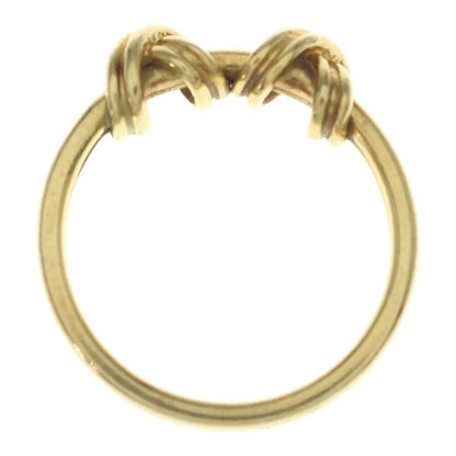 Tiffany & Co Double Signature Cross Ring Gold — view 6
