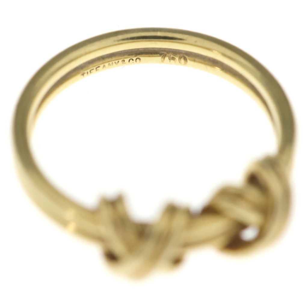 Tiffany & Co Double Signature Cross Ring Gold — view 5