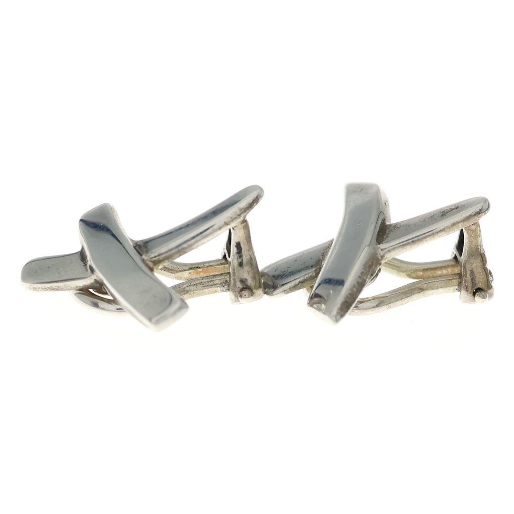 Tiffany & Co Graffiti Kiss Paloma Picasso Earrings Silver — view 3