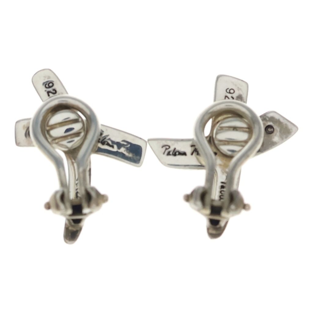 Tiffany & Co Graffiti Kiss Paloma Picasso Earrings Silver — view 2