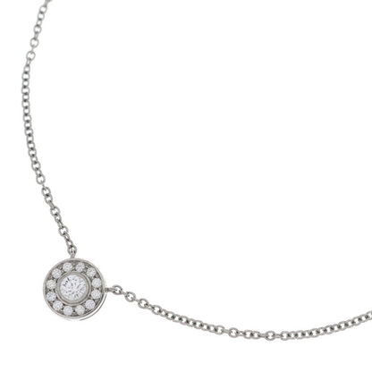 Tiffany & Co Cles Diamond Necklace Pendant Chain Silver