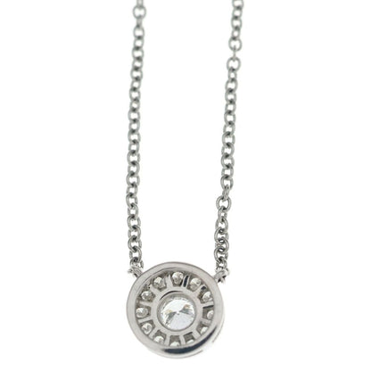 Tiffany & Co Cles Diamond Necklace Pendant Chain Silver — view 3