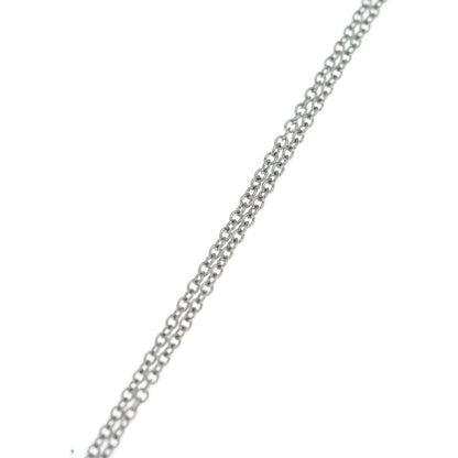 Tiffany & Co Cles Diamond Necklace Pendant Chain Silver — view 4