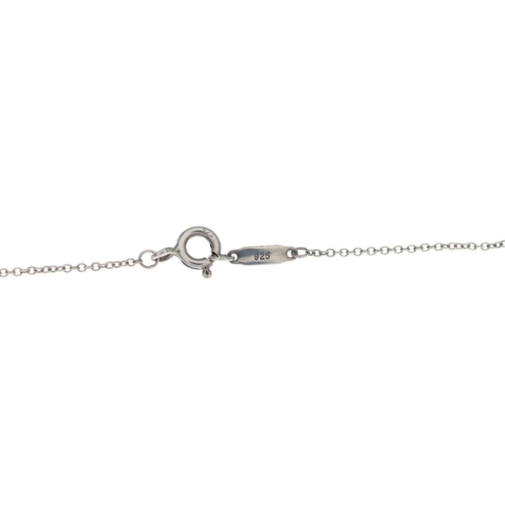 Tiffany & Co Double Heart Necklace Pendant Chain Silver Gold — view 6