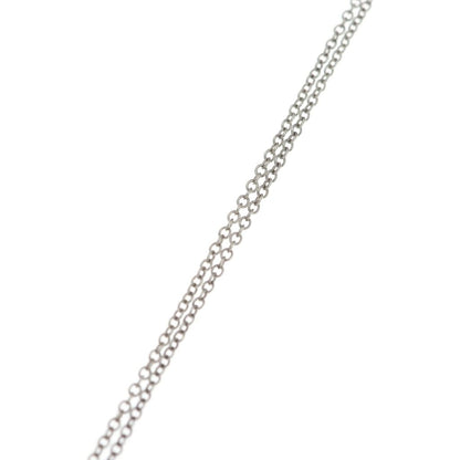 Tiffany & Co Double Heart Necklace Pendant Chain Silver Gold — view 4