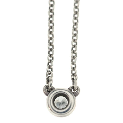 Tiffany & Co by the Yard Necklace Diamond Pendant Chain Silver — view 3