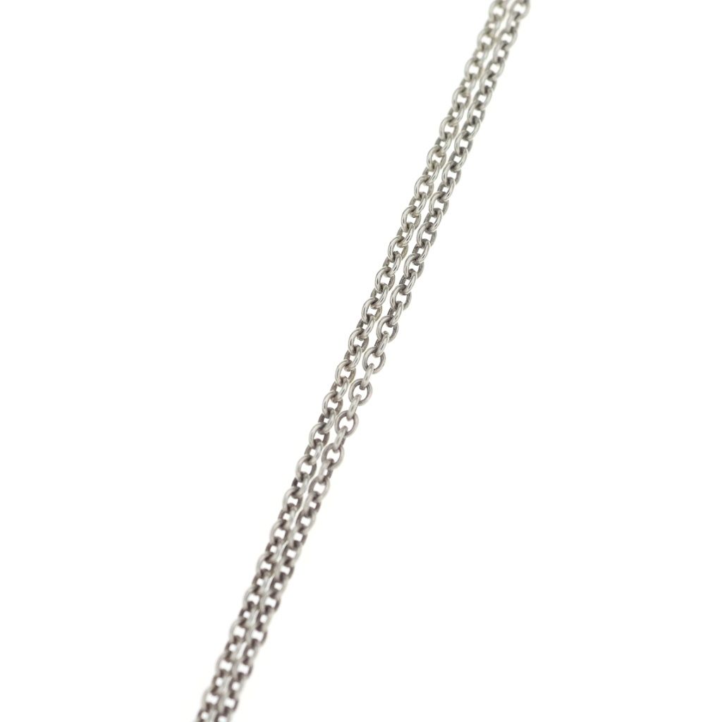 Tiffany & Co by the Yard Necklace Diamond Pendant Chain Silver — view 4