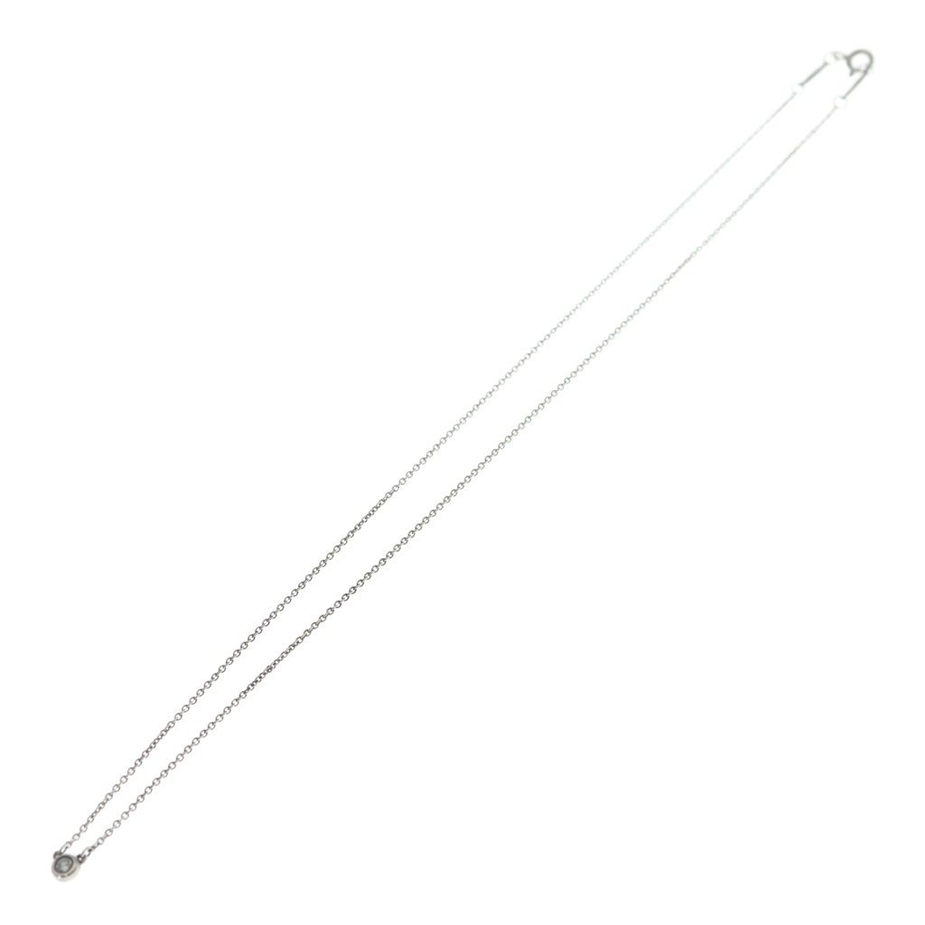 Tiffany & Co by the Yard Necklace Diamond Pendant Chain Silver — view 2