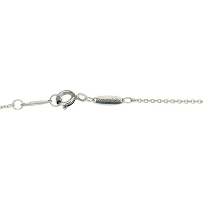 Tiffany & Co by the Yard Necklace Diamond Pendant Chain Silver — view 5