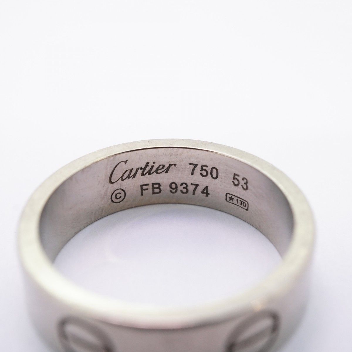 Cartier Ring Love 18k White Gold — view 4