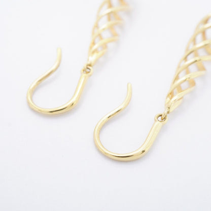 Tiffany & Co Earrings Ruche Drop 18k Yellow Gold — view 3