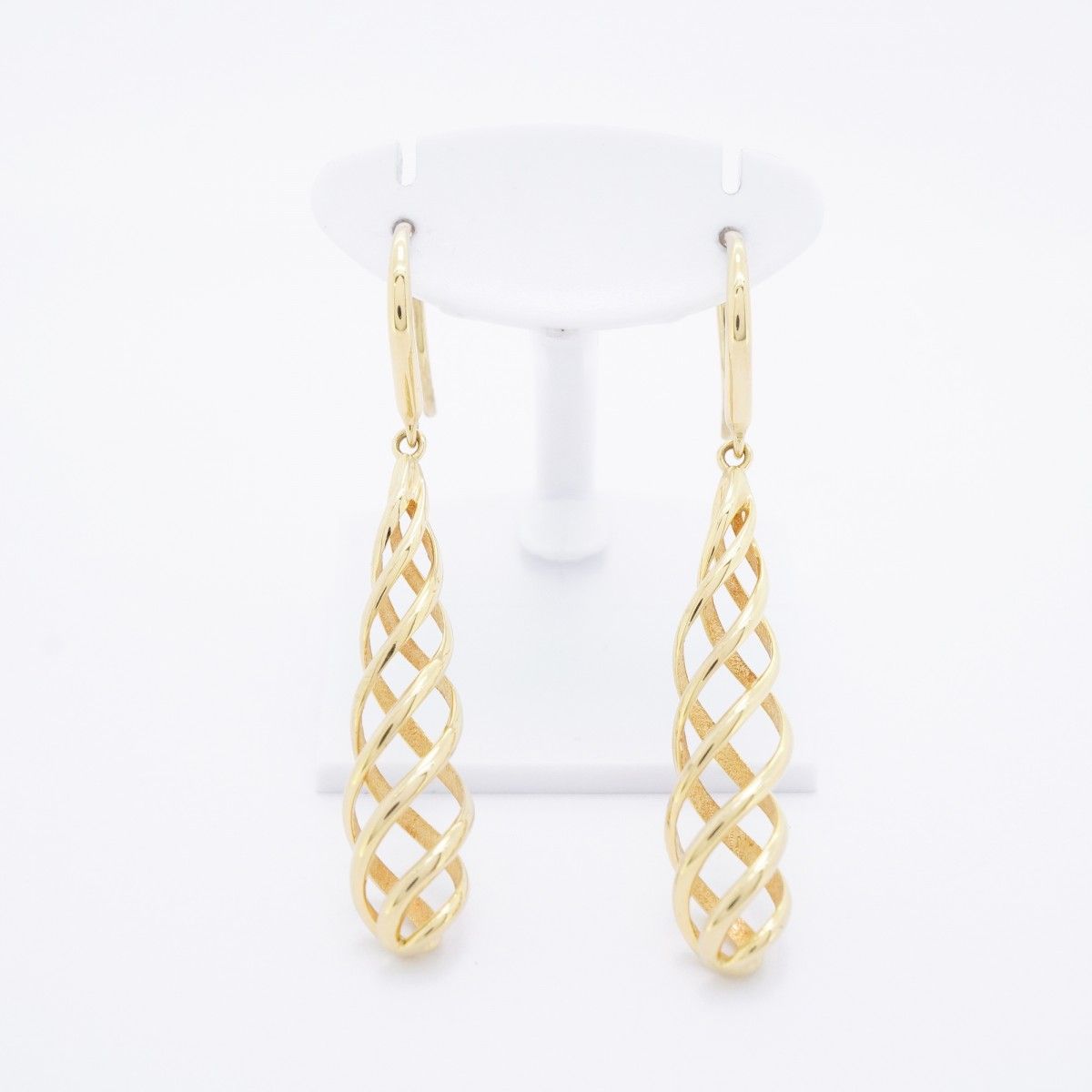 Tiffany & Co Earrings Ruche Drop 18k Yellow Gold — view 2
