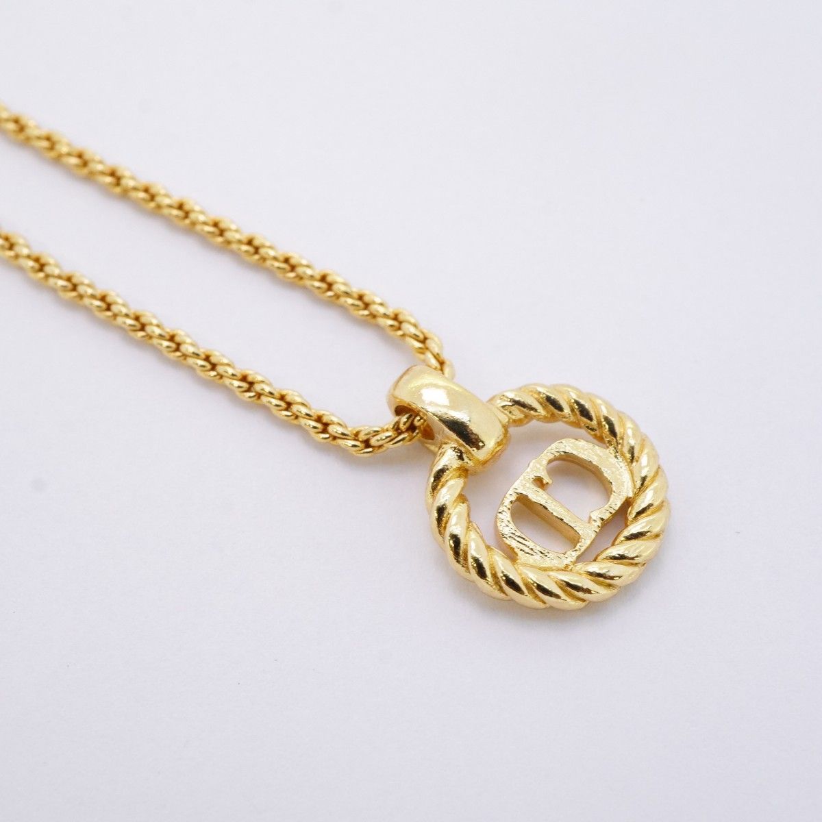 Dior Necklace CD Logo Gold Plated — view 2