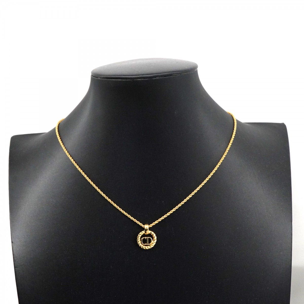 Dior Necklace CD Logo Gold Plated — view 6
