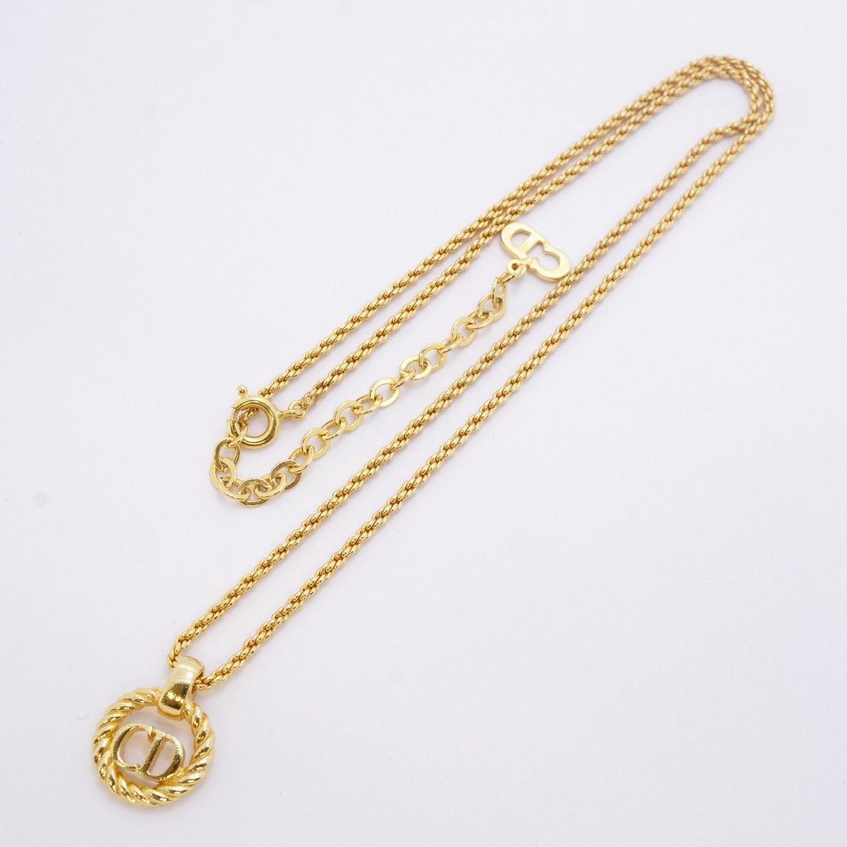 Dior Necklace CD Logo Gold Plated — view 3
