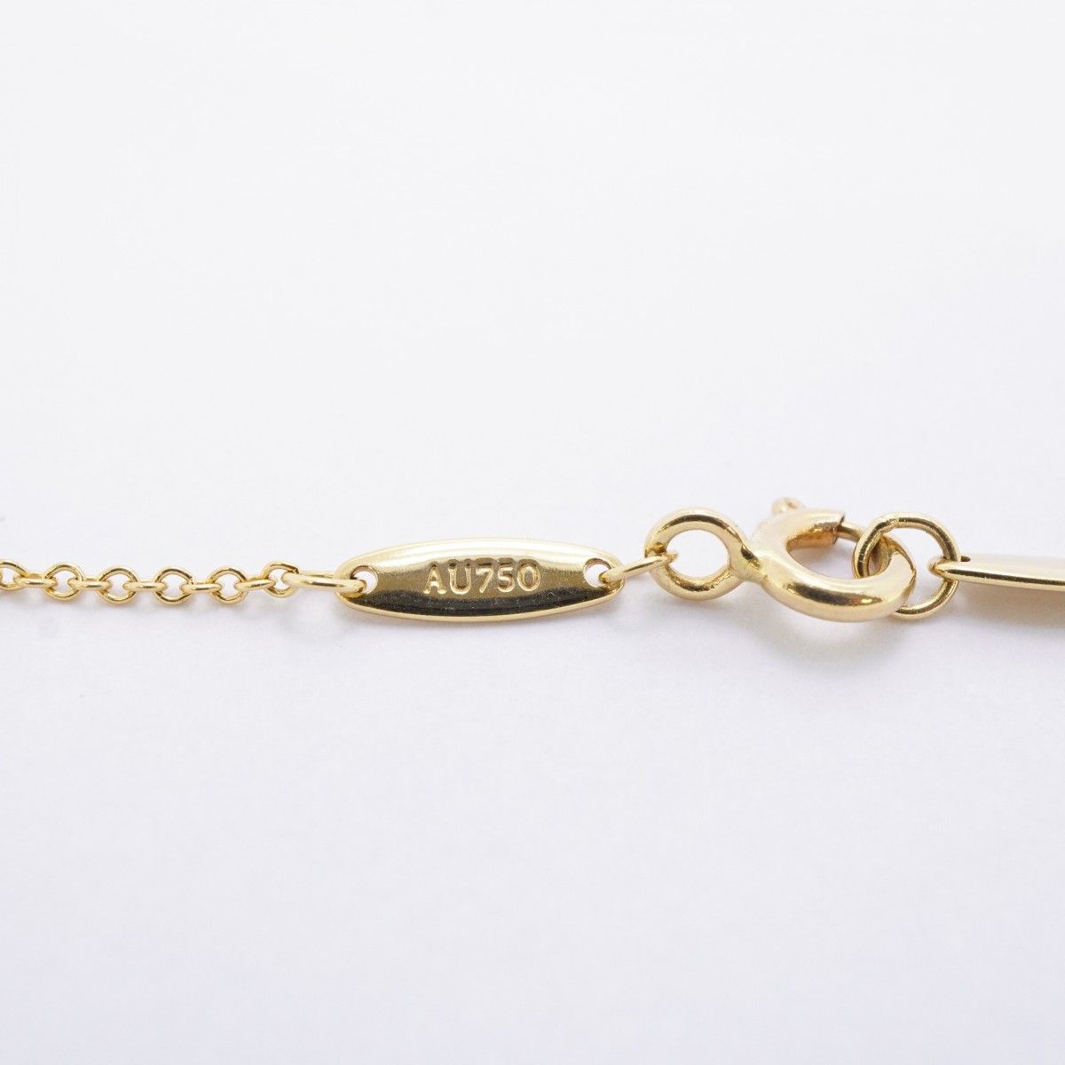 Tiffany & Co Necklace by the Yard 18k Yellow Gold Diamond — view 5