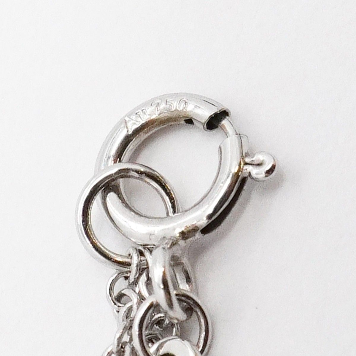 Tiffany & Co Necklace T Smile Mini 18k White Gold Diamond — view 7