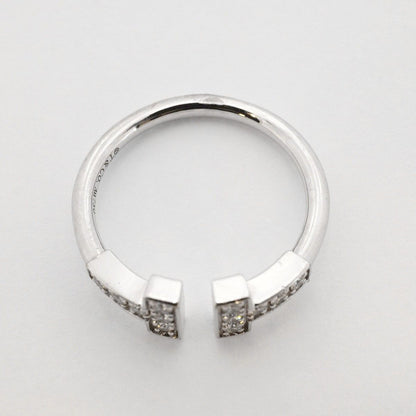 Tiffany & Co Ring T Wire 18k White Gold Diamond — view 3