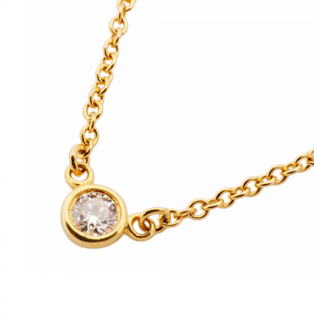 Tiffany & Co Necklace by the Yard 18k Yellow Gold Diamond