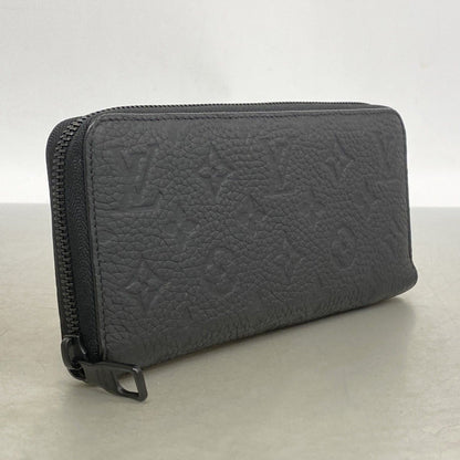 Louis Vuitton Wallet Monogram Taurillon Zippy Horizontal Black — view 2